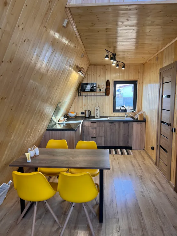 Уютный дом в стиле A-frame