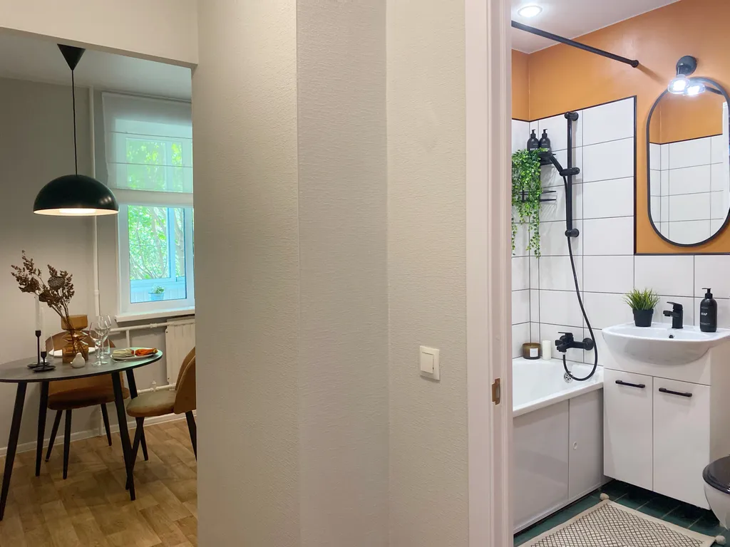 Светлая уютная квартира рядом с ТЦ Лотос Плаза