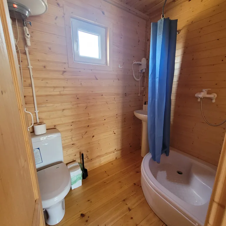 Эко домик с кухней и верандой