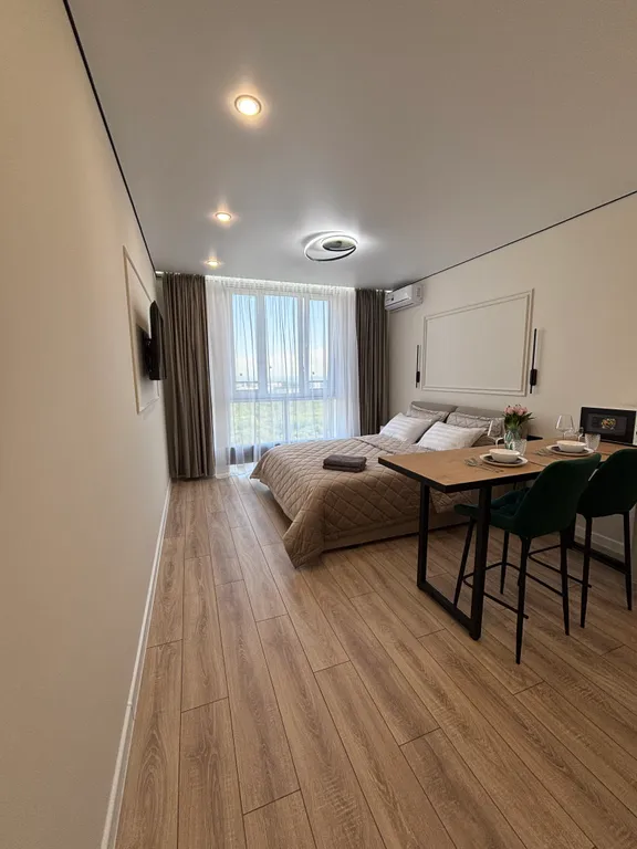 Квартира-студия с дизайнерским ремонтом