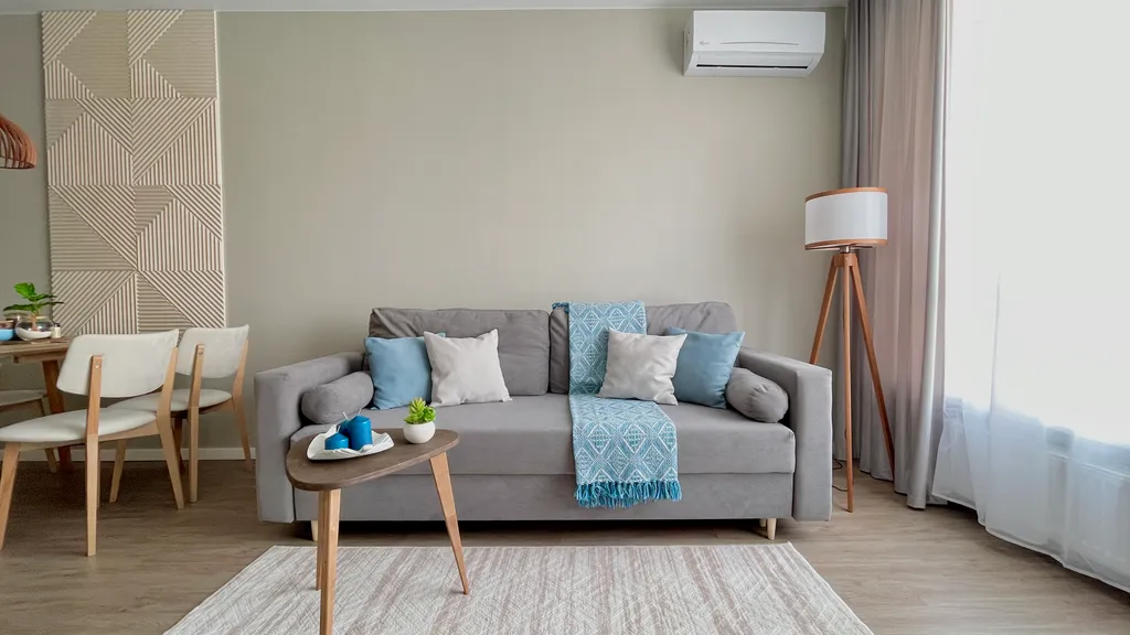 Квартира с видом на речной берег