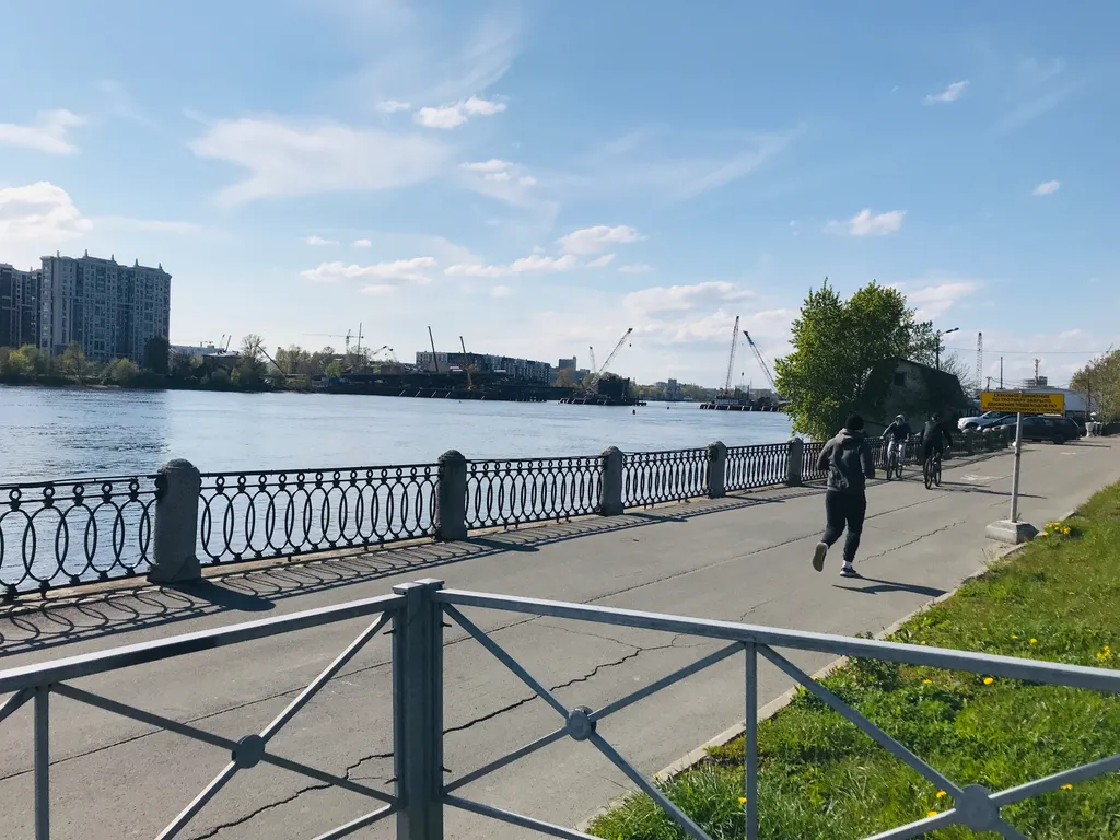 Квартира Квартира Уютная студия в новом жк на берегу Невы — Санкт-Петербург