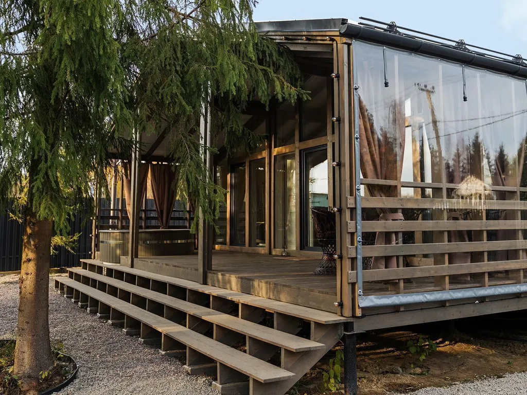 Коттедж Домик на берегу реки Охта — Агалатово