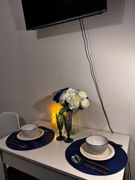 Квартира в синих тонах в девяткино