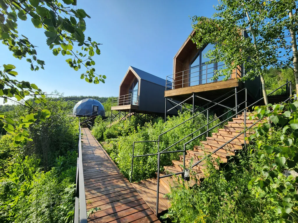 Новый барнхаус на горе - 11 гор Алтая (Белокуриха)