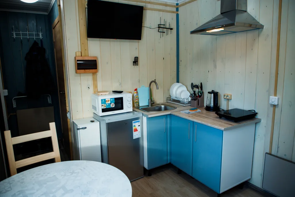 Дом-студия до 3 гостей с террасой и видом на горы