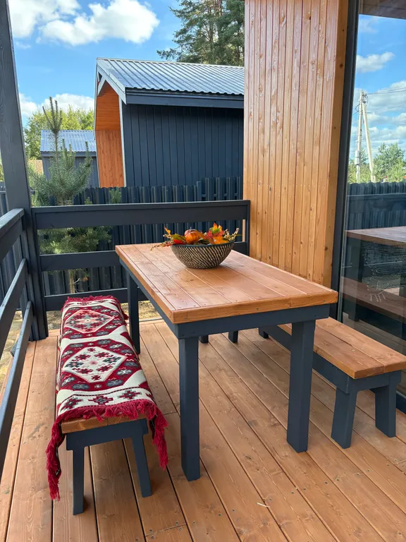 Коттедж Комфортный коттедж с сауной и купелью — Бугры