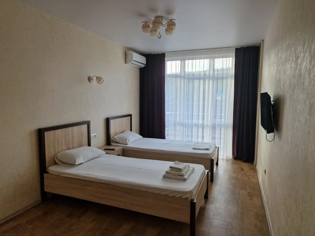 Комфортабельный номер с балконом-террасой и кухней