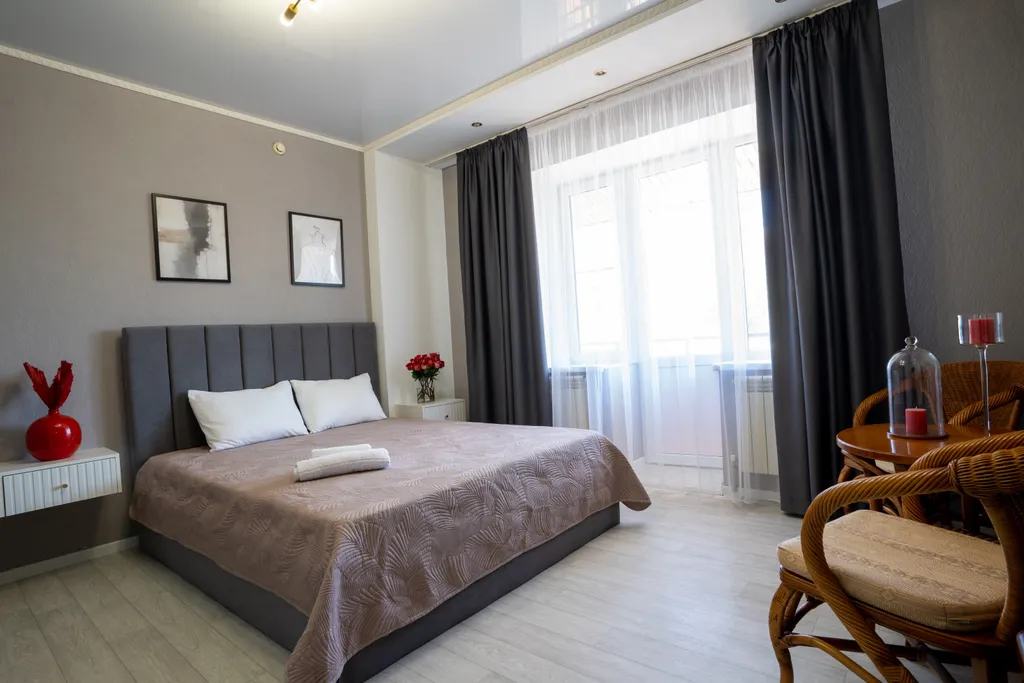 Семейный двухкомнатный номер с балконом