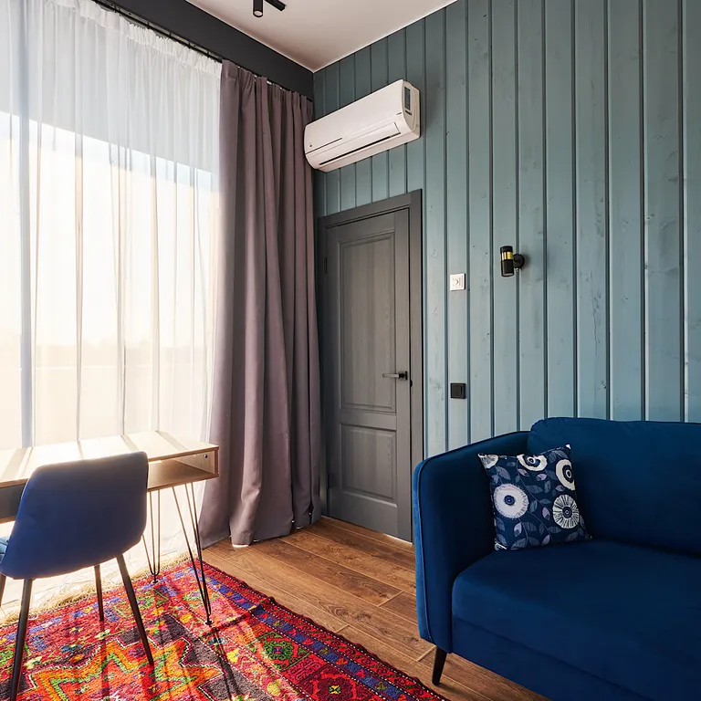 Домик в Икше с камином и сауной (Glassbox108 Premium 1)