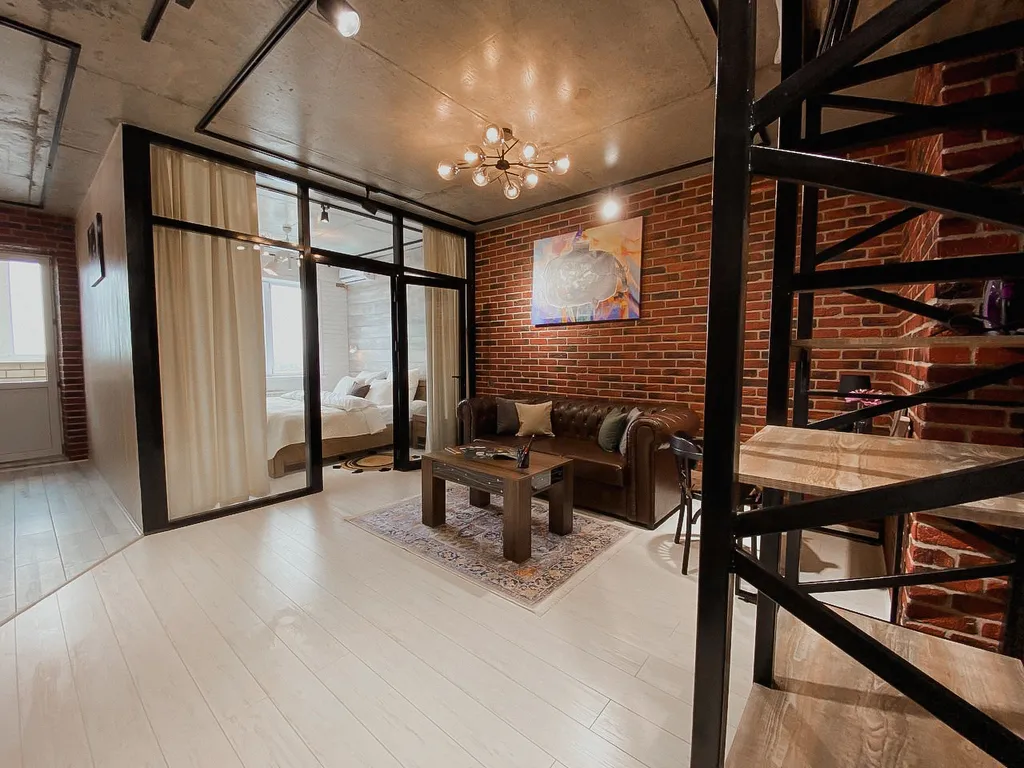 Лофт-квартира для взыскательных – стиль, чистота и полный комфорт