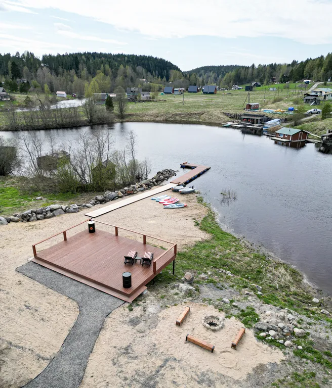 Уютный коттедж БарнХаус с сауной (включена) и сибирским чаном