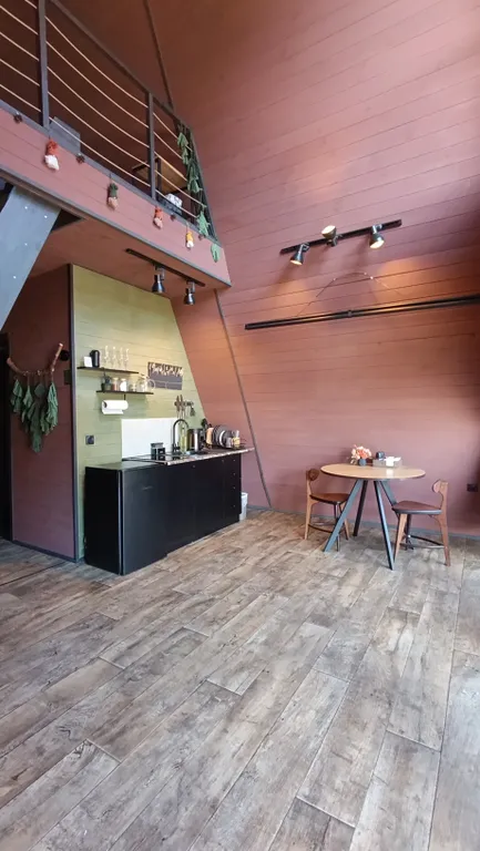 Дом 50m2 — чан-ванна, крытый бассейн, кухня