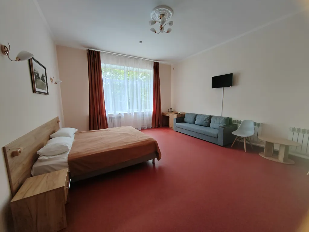 Просторный однокомнатный номер с диваном