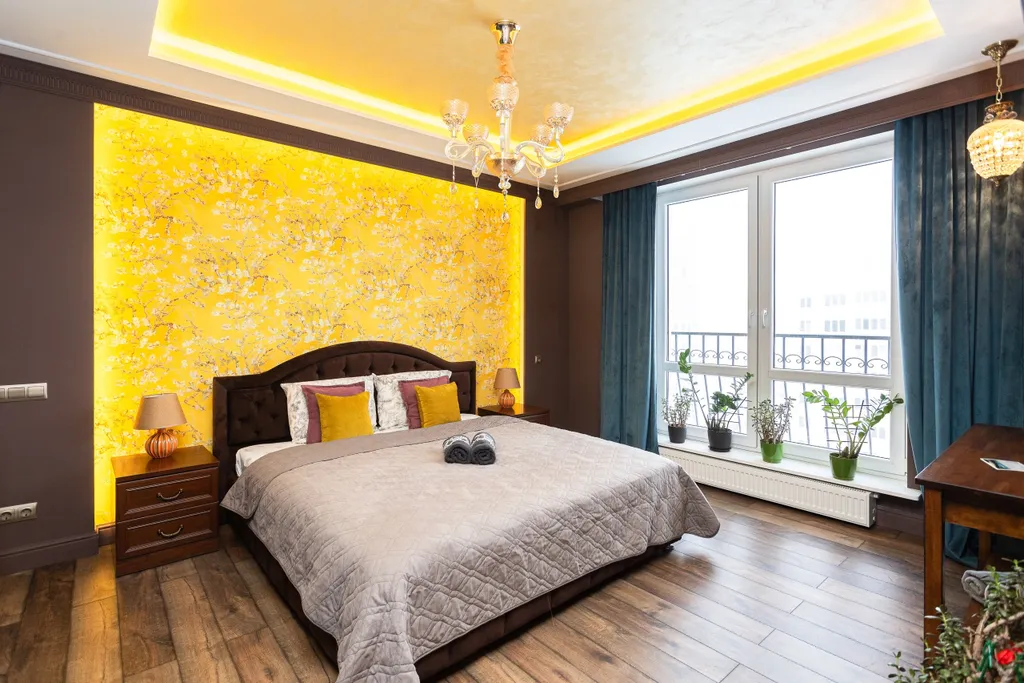 Квартира Квартира Уютная евро трешка в стиле барроко — Калининград