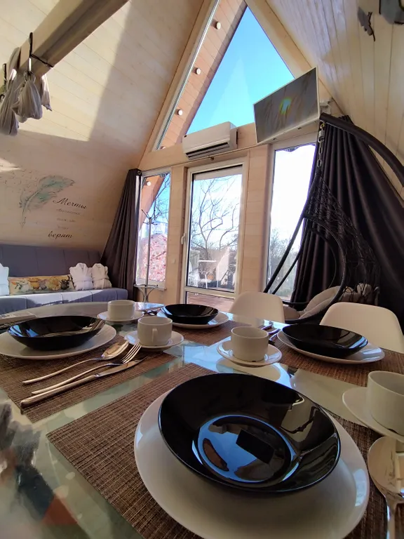 Коттедж Уютный треугольный домик A-frame Soul time — Анапа