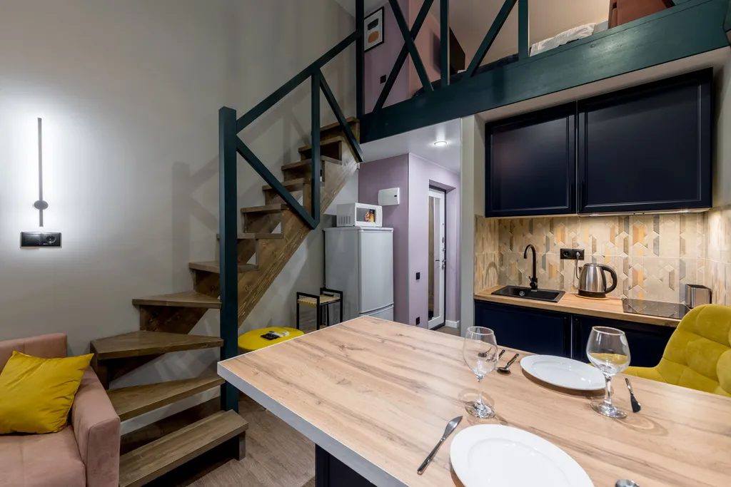 Двухуровневый апартамент с верандой в ЖК HomeCity