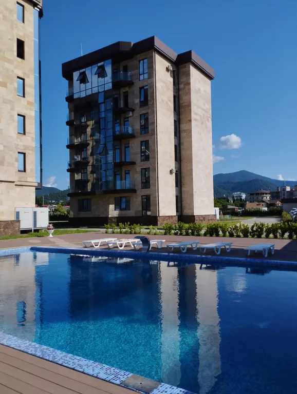 Квартира Квартира Апартамент мечты с прямым видом на море с просторного балкона — Лазаревское