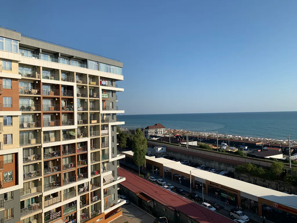 Уютная элитная студия на самом берегу Черного моря в элитном ЖК