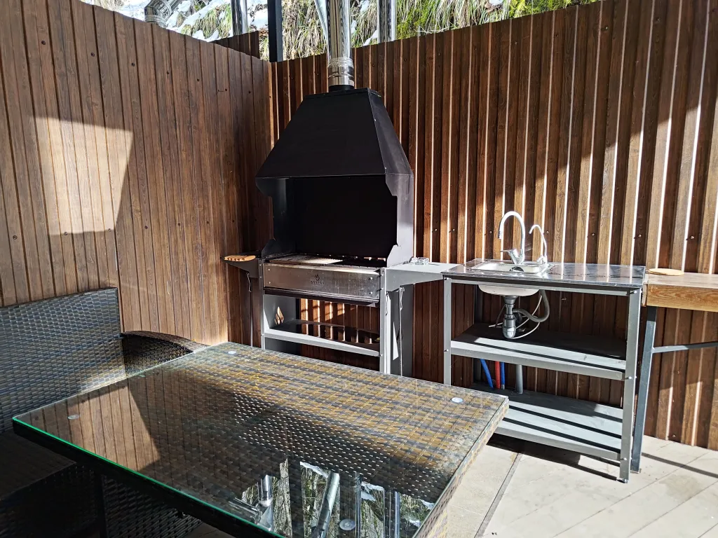 Апартамент со своей зоной отдыха и мангалом