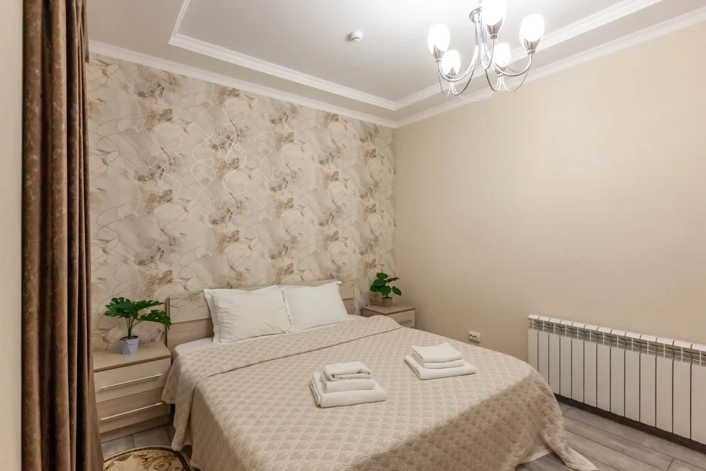 Трёхкомнатная квартира с евроремонтом в новом двухэтажном здании