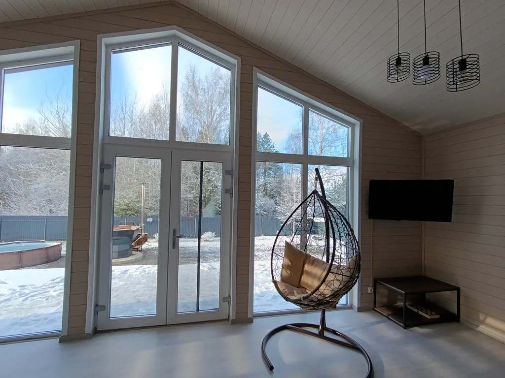 Барнхаус с банным чаном в уединённом месте