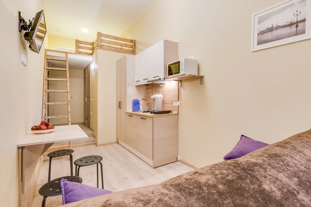 Квартира Квартира Студия с видом на Лиговский проспект — Санкт-Петербург