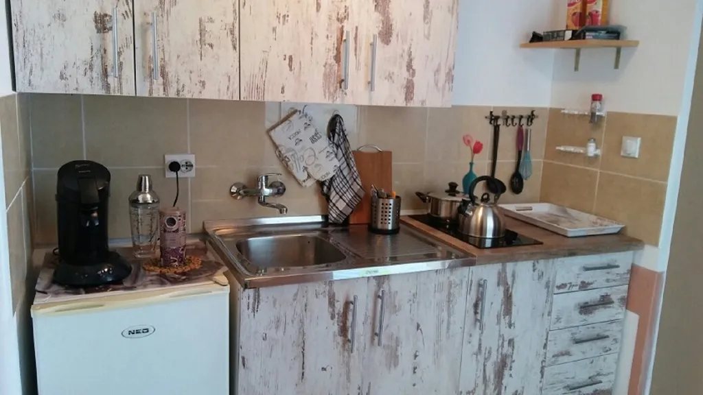 Апартаменты с видом на залив.