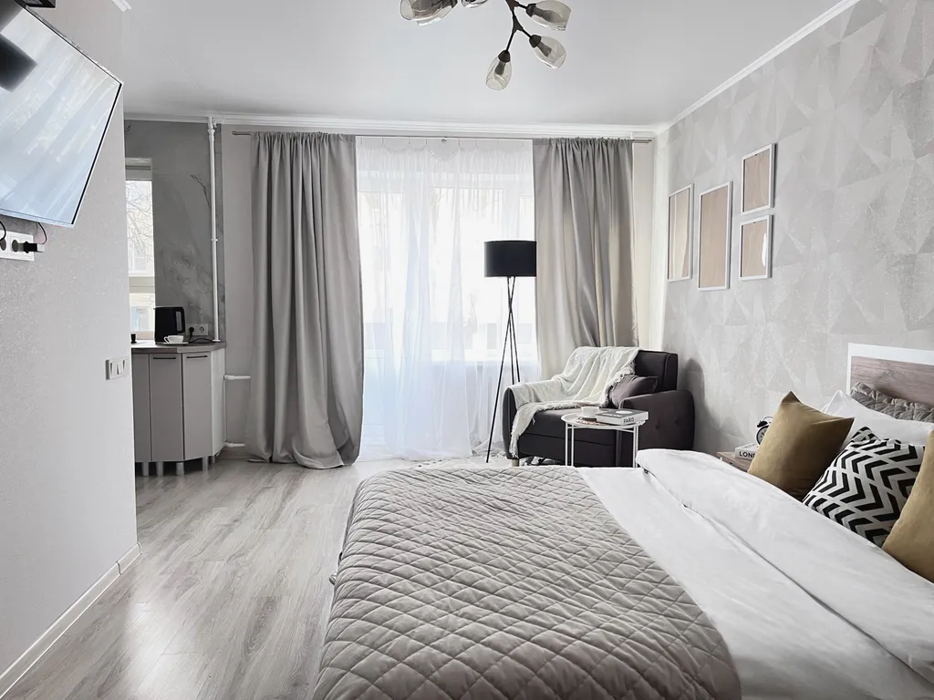 Квартира Современная студия в тихом районе, с отличным ремонтом — аренда посуточно в Вязьма