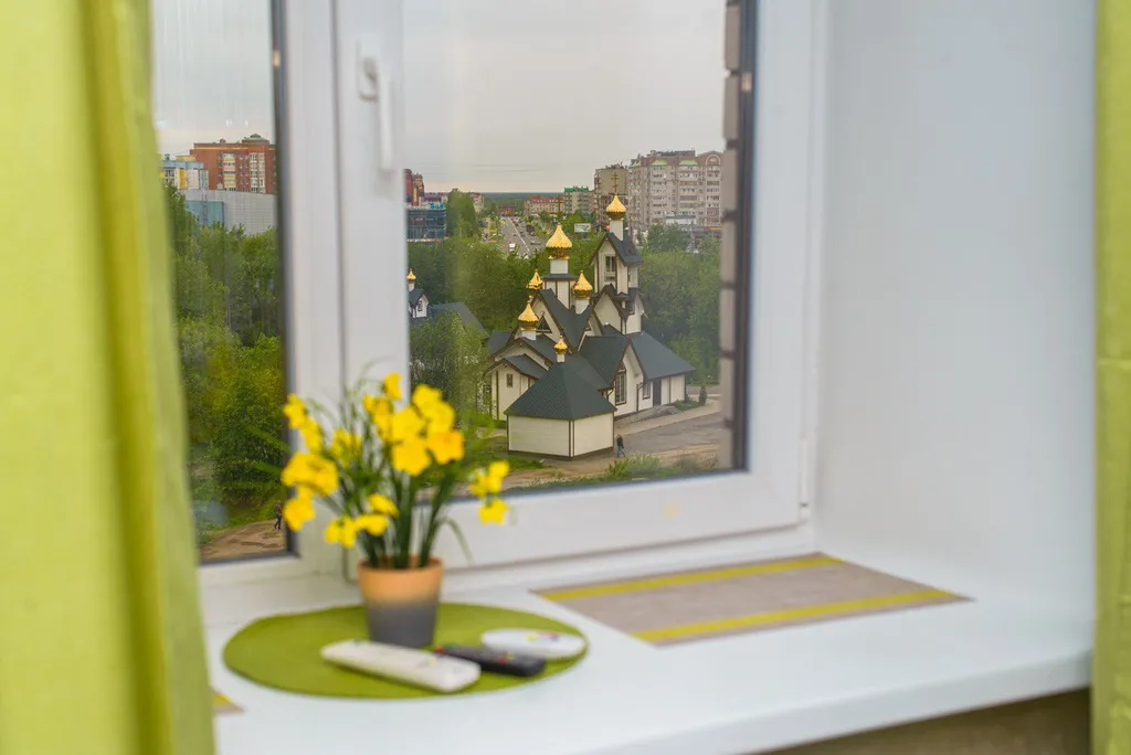 Квартира с видом на храм в самом центре активного отдыха