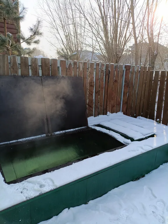 Медовый дом с баней и теплой купелью