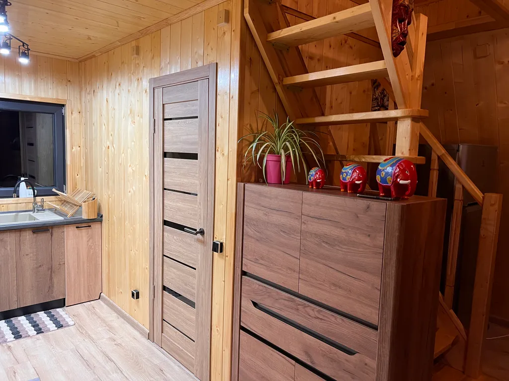 Уютный дом в стиле A-frame