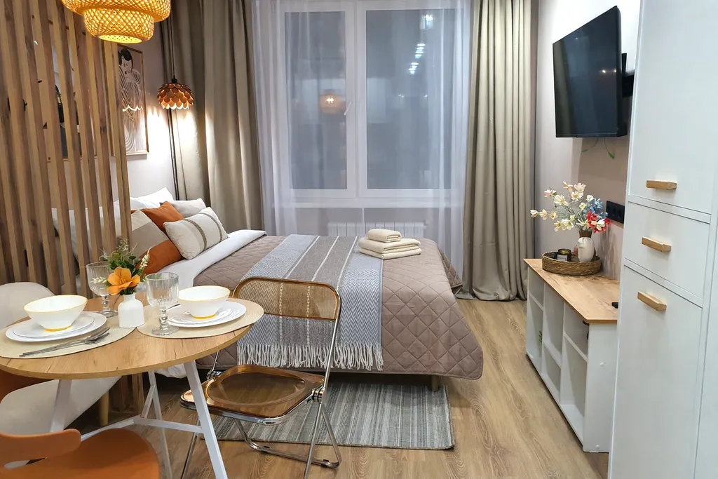 Квартира LanaRoom Новая студия с дизайнерским ремонтом — аренда посуточно в Люберцы