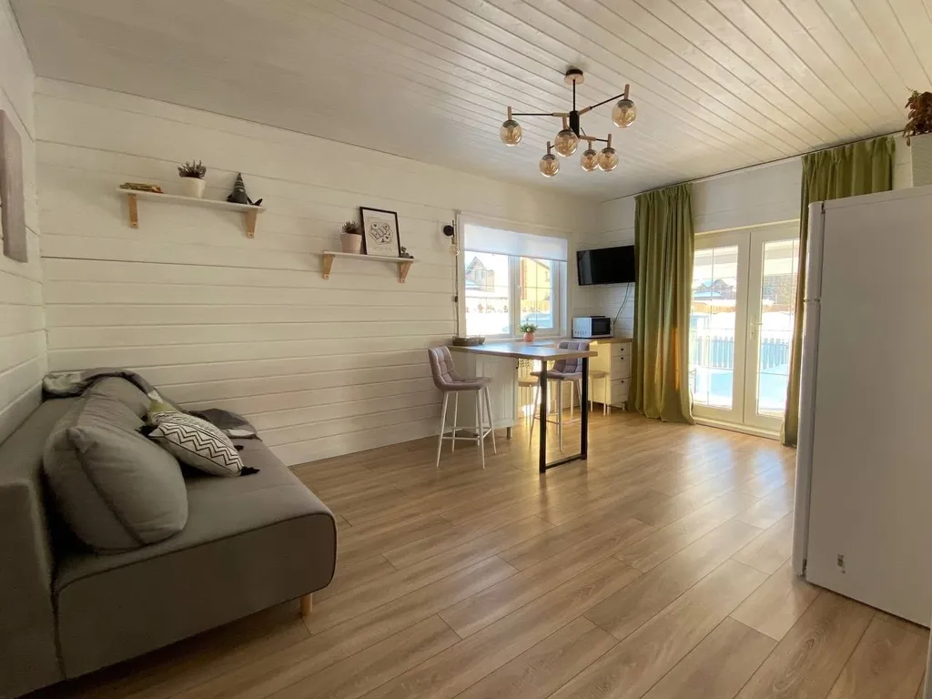 Нoвый уютный дом с баней на дровах