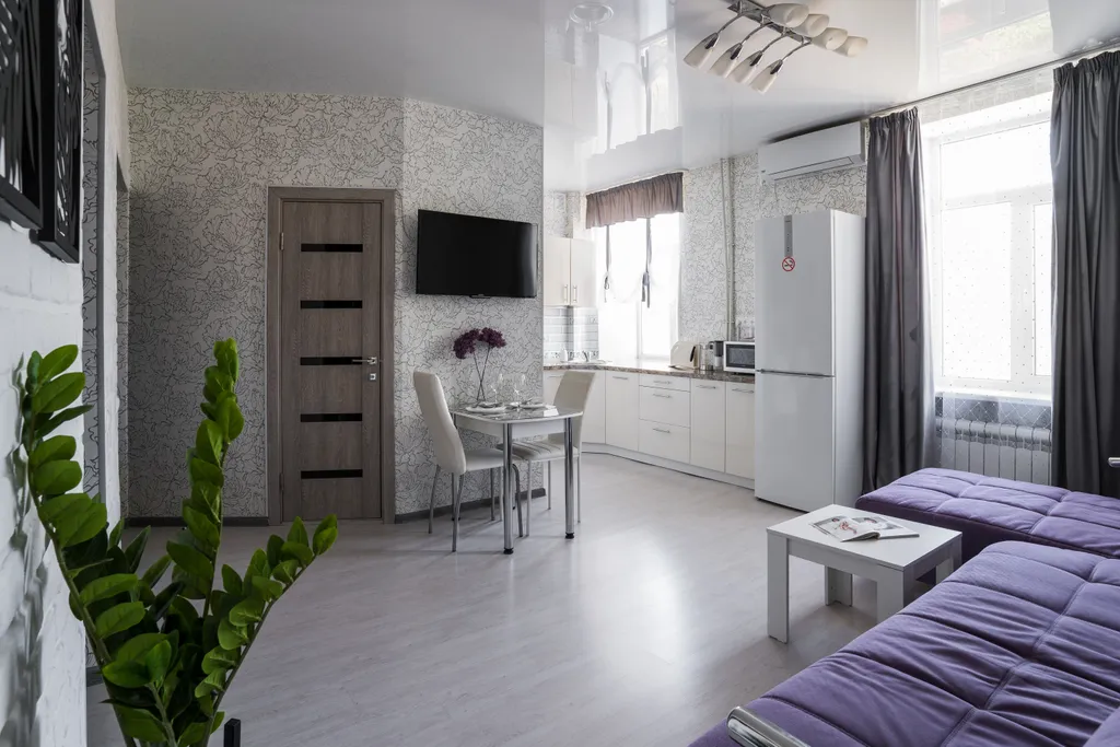 Уютная компактная двухкомнатная квартира формата Евро в центре города