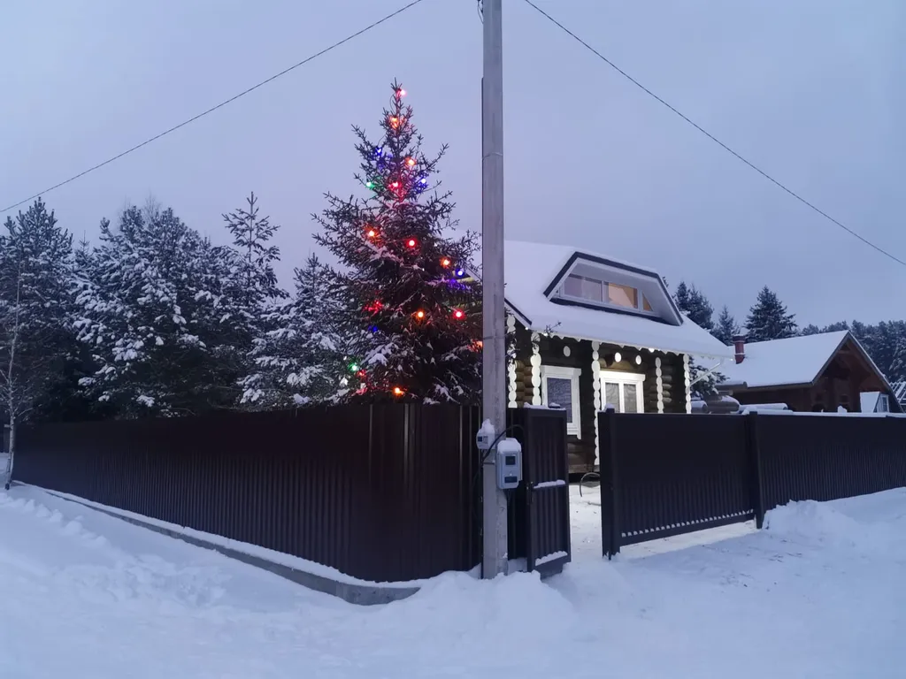 Бревенчатый коттедж