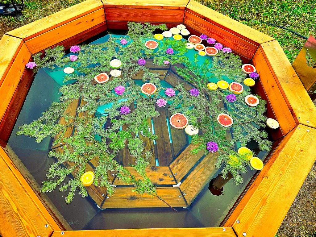 Уютный домик с банным чаном