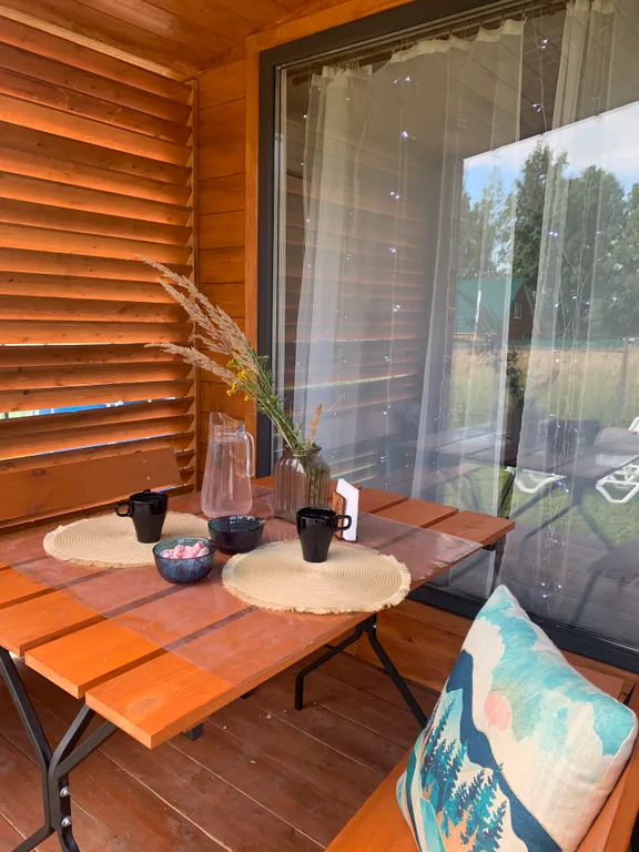 Семейная дача с сауной и камином