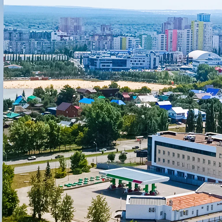 Евродвушка с видом на озеро Кашкадан