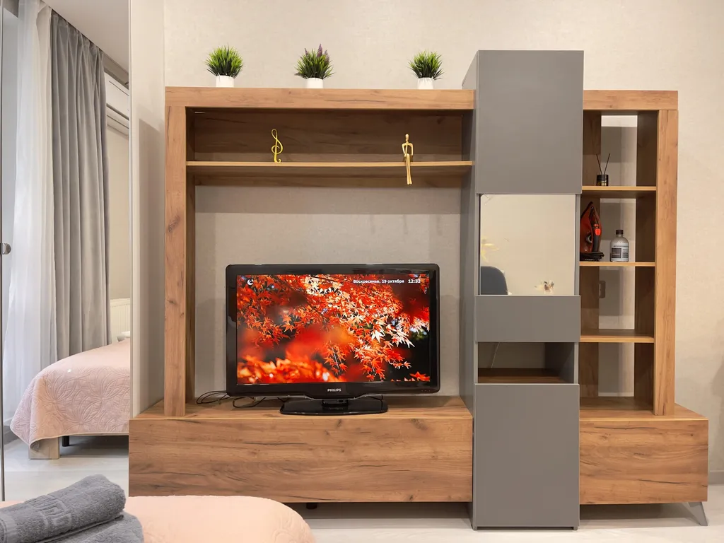 Стильная студия для двоих с кондиционером