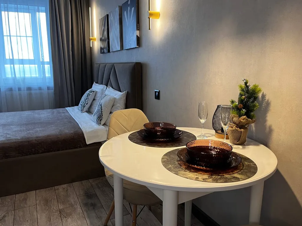 Уютная студия в ЖК Салют с дизайнерским ремонтом