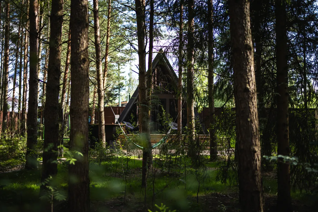 Коттедж Коттедж А-Фрейм грей — Павловский Посад