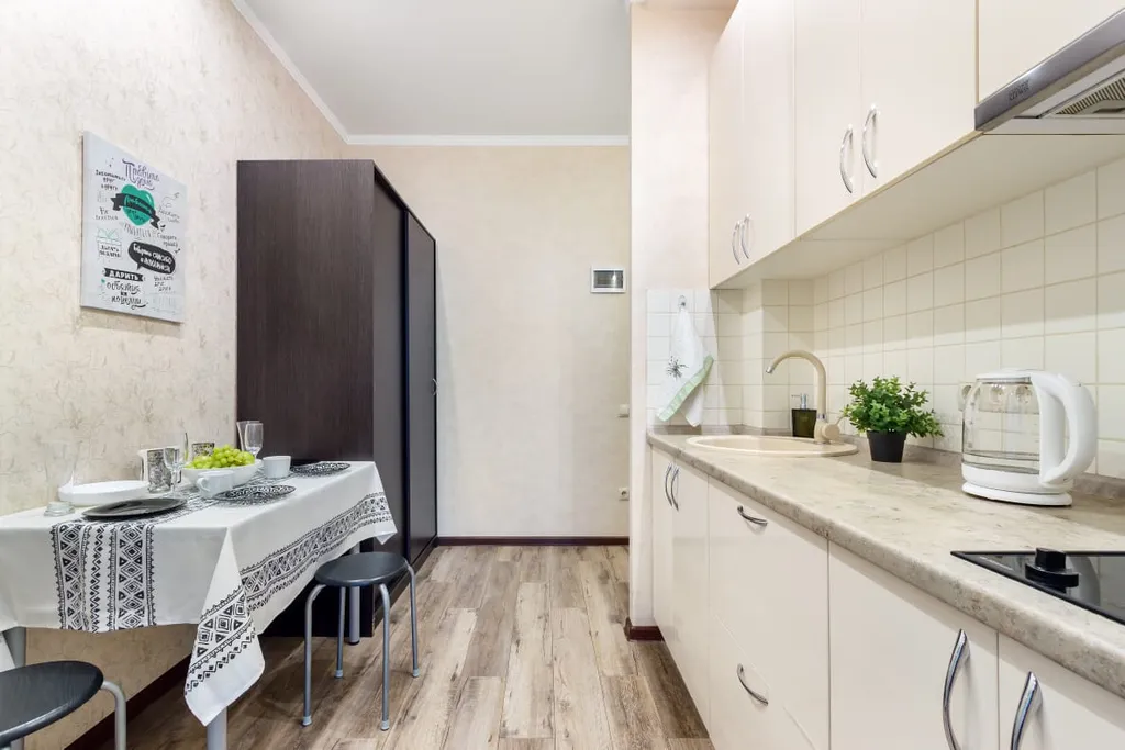 Стильные квартира с лоджией Сакура