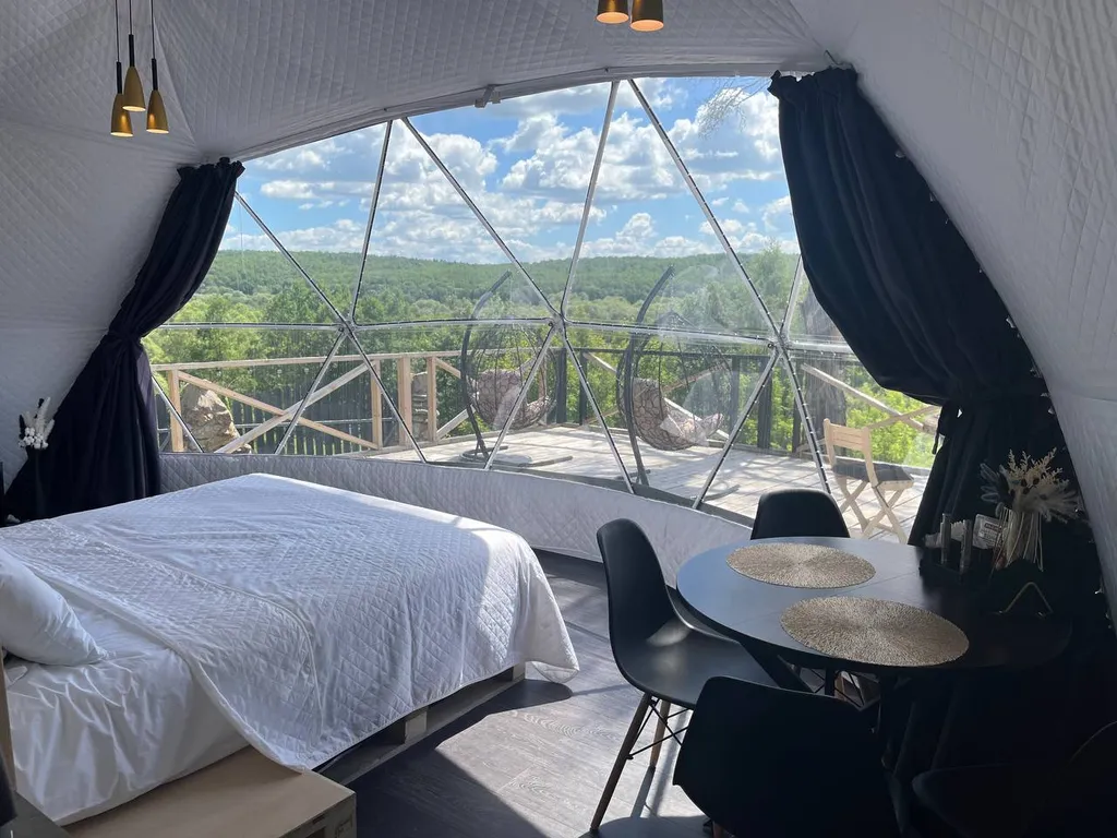 Глэмпгеокупол Домик на Оке