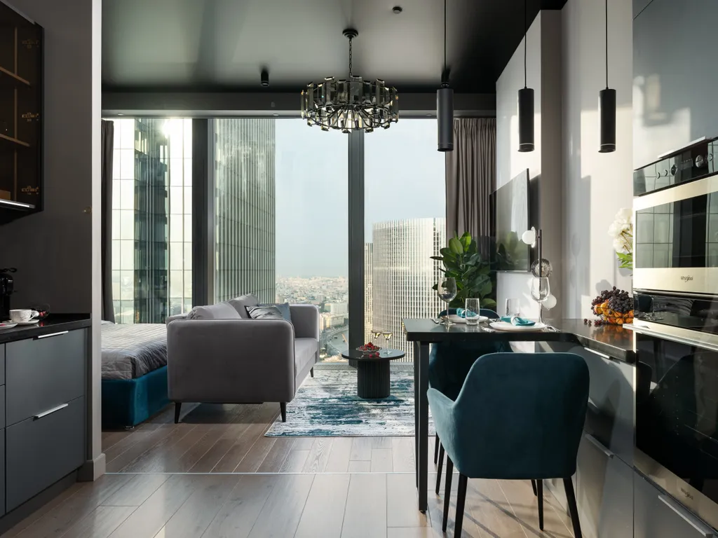 Квартира Квартира Видовая студия GM в Москва-Сити – твой личный penthouse — Москва