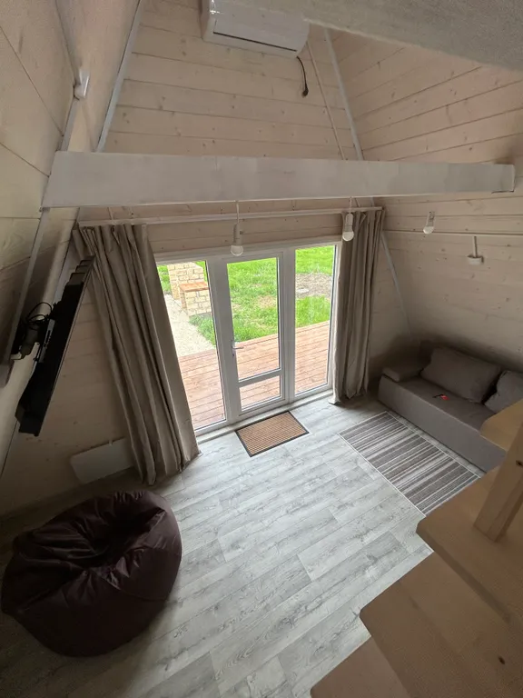 Новый a-frame с видом на море