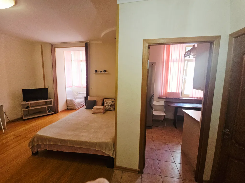 1 комнатная квартира с кухней, в центре Сочи
