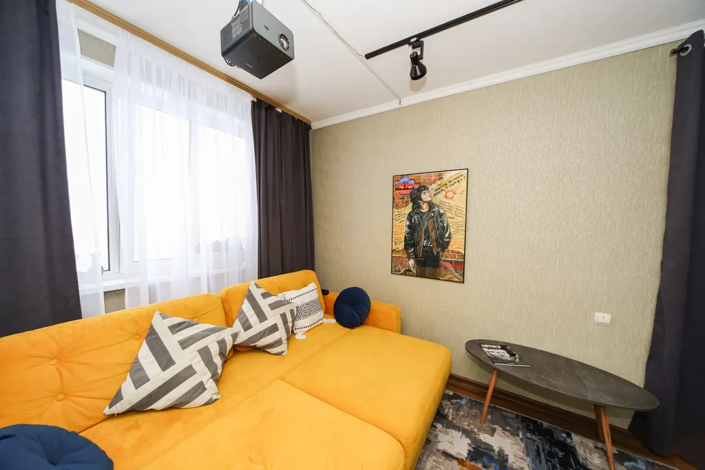 Апартаменты с Проектором 4 метра, PS5, панорамный вид на город