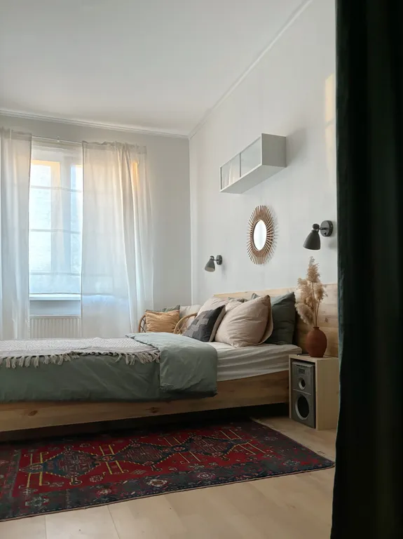 Атмосферная квартира с уникальным дизайном и проектором для фильмов