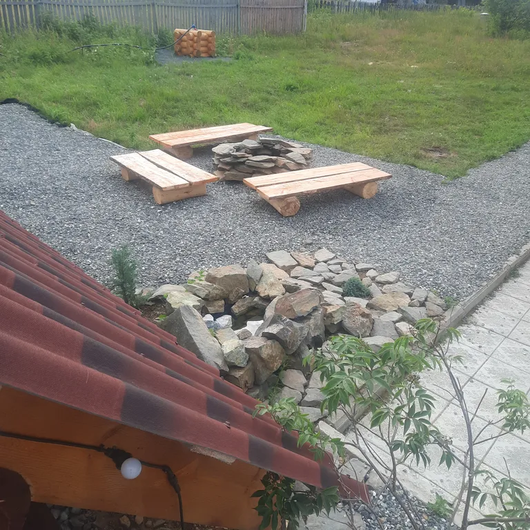 Коттедж Дом-шалаш в русском стиле — Кытлым